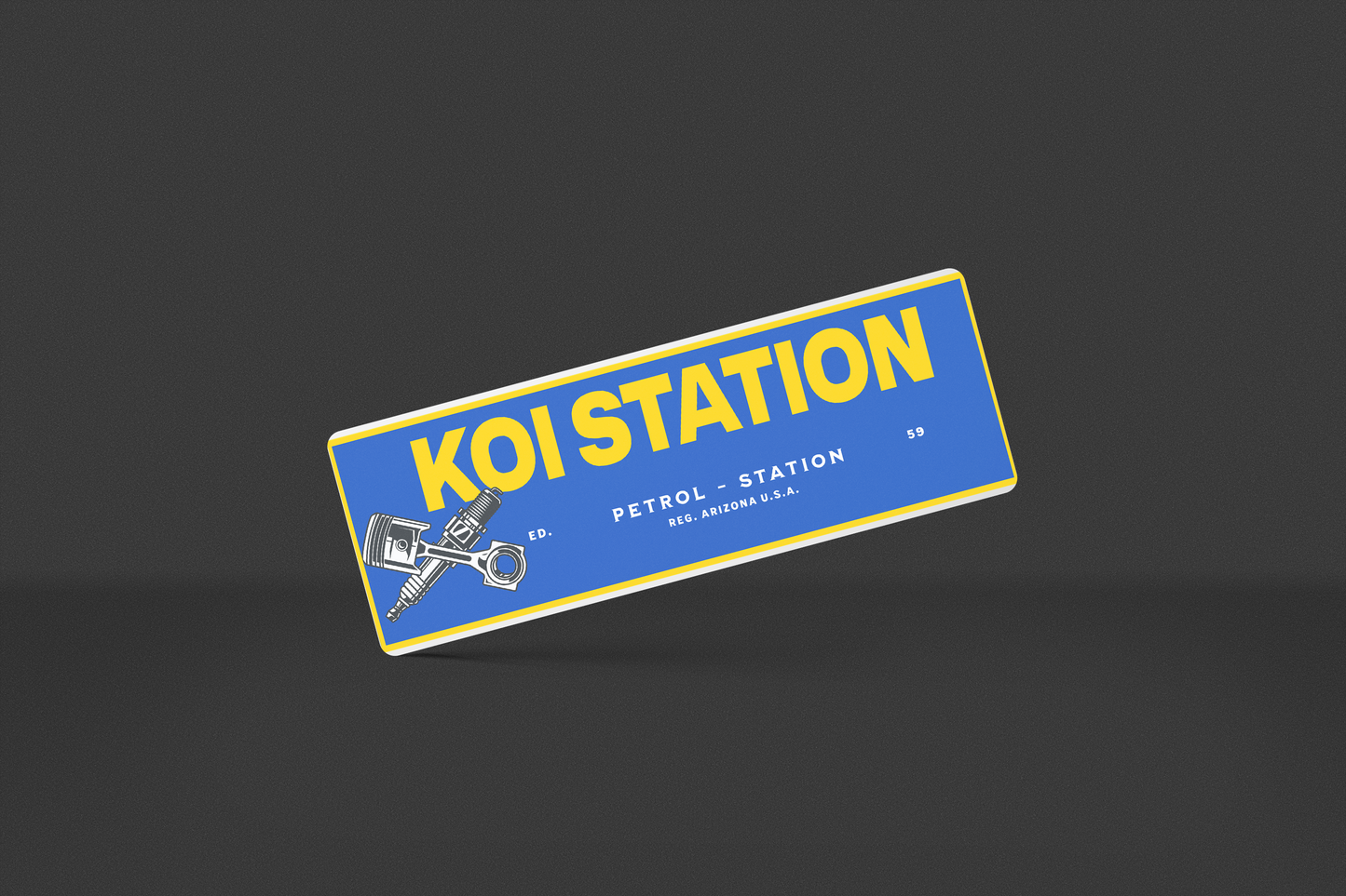 STICKER KOI STATION