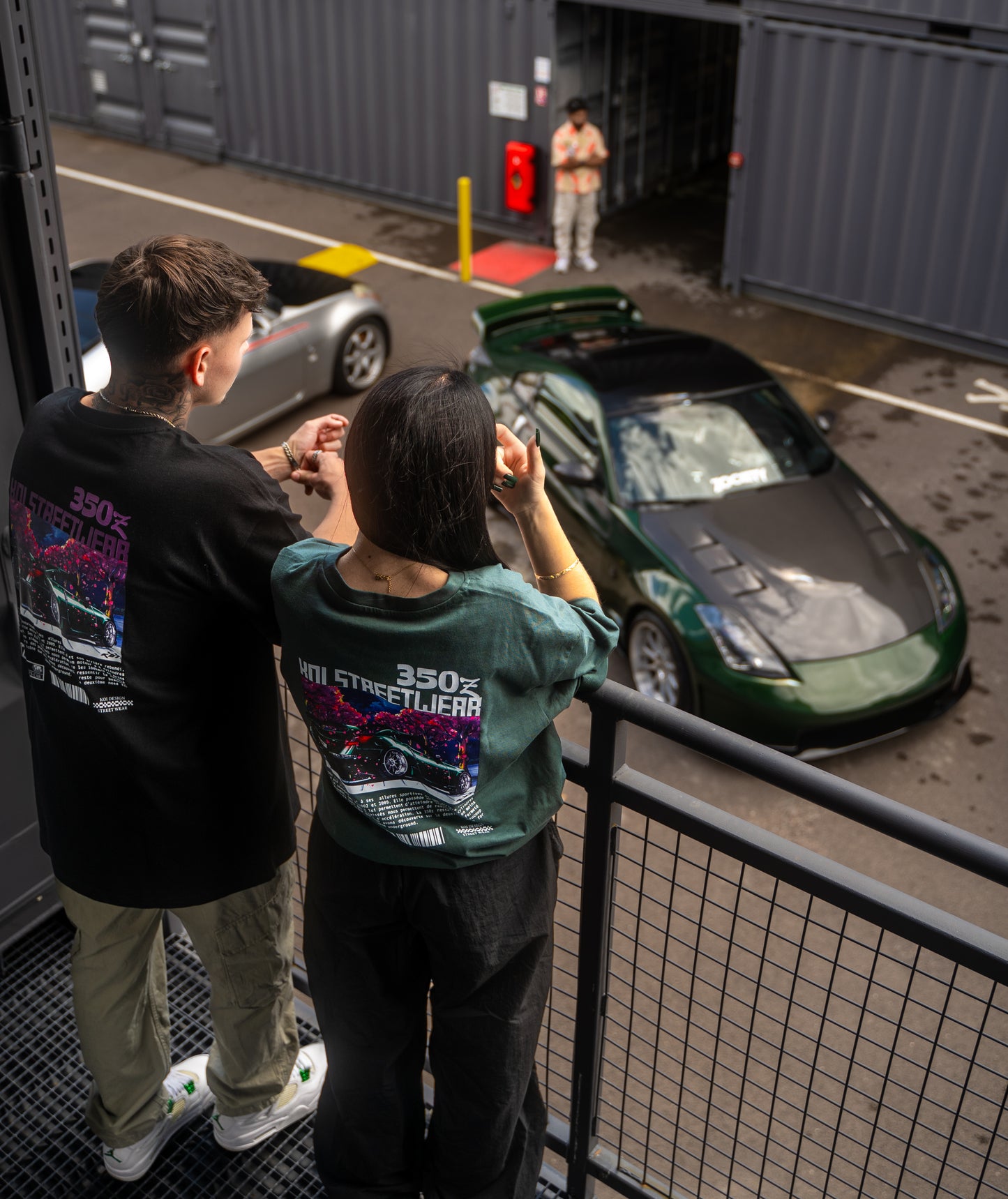 TEE SHIRT VERT KOI X GREENZ 350Z