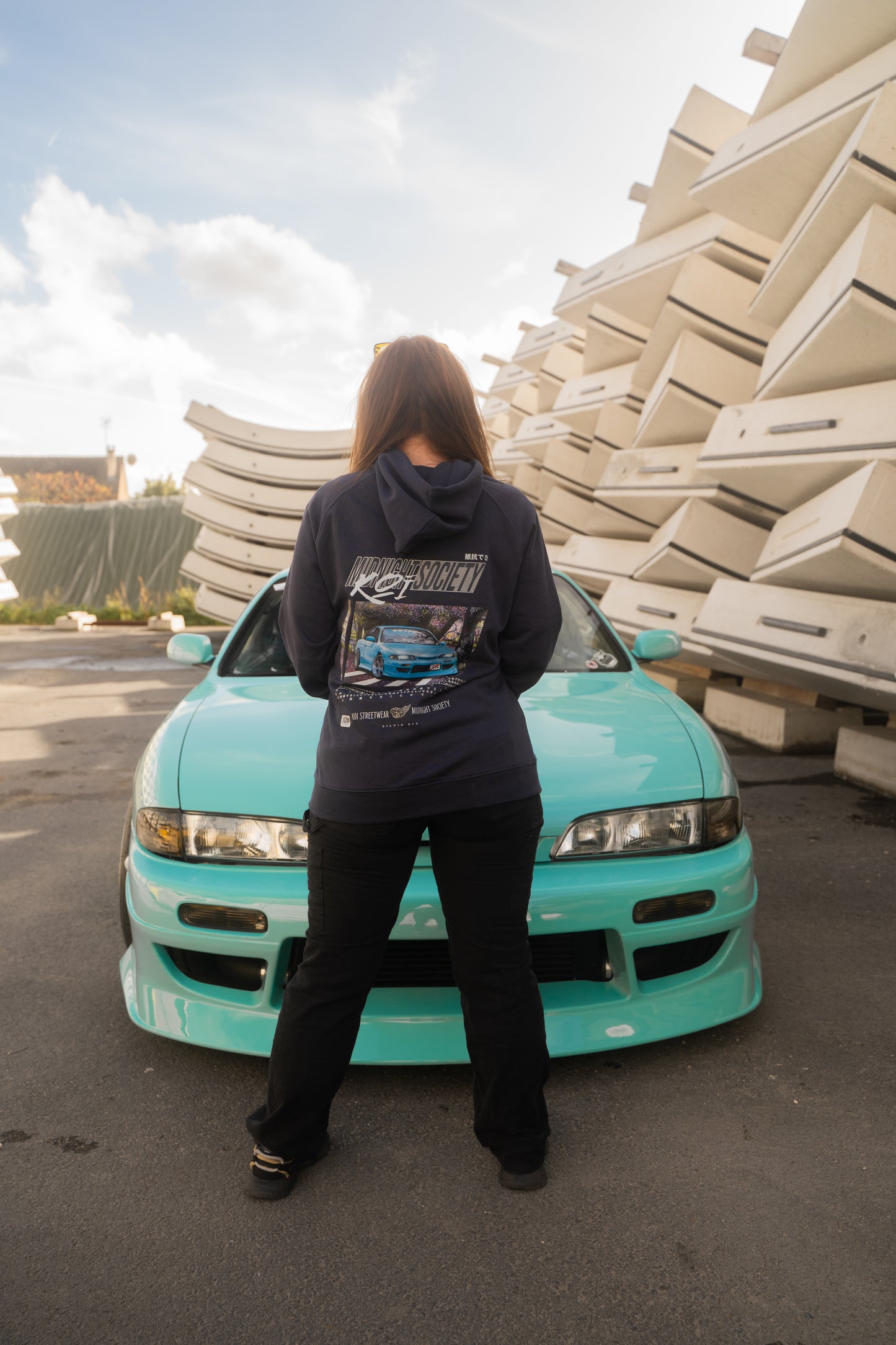 HOODIE S14 BLEU MARINE