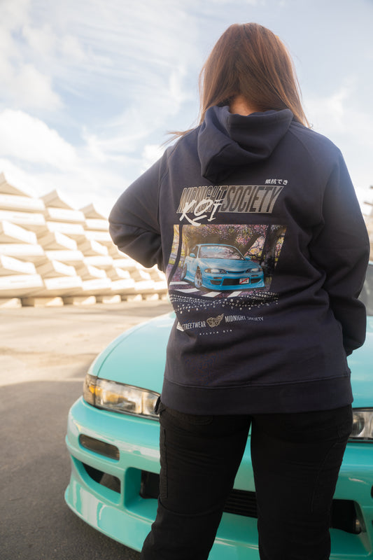 HOODIE S14 BLEU MARINE