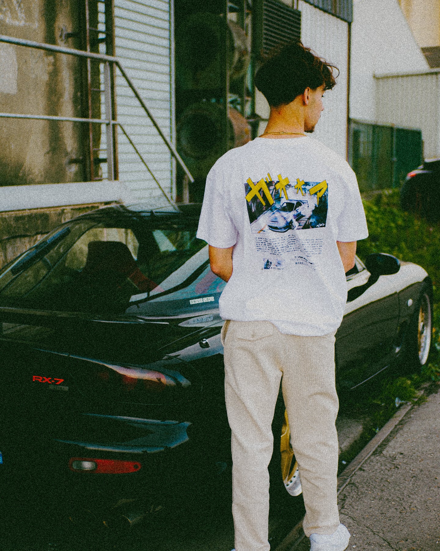 T-SHIRT "KOI RX7" BLANC